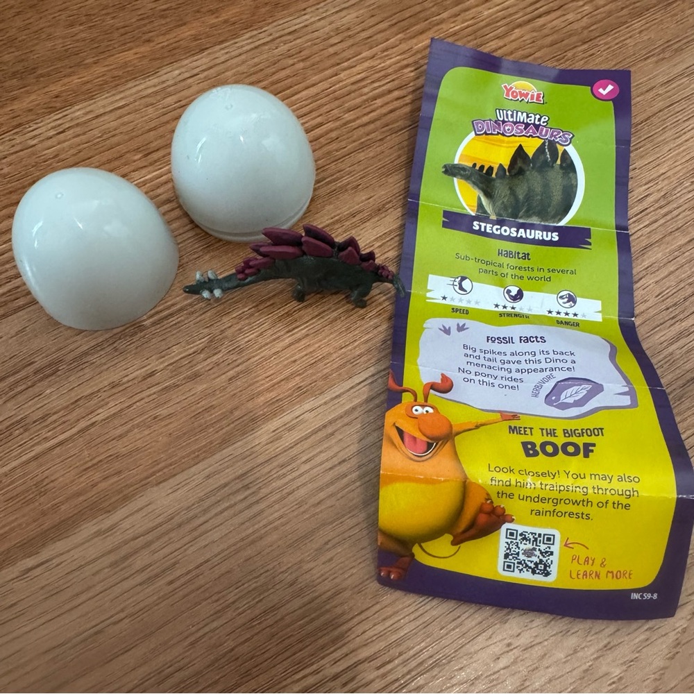 🔴 Yowie Dinosaurs Stegosaurus